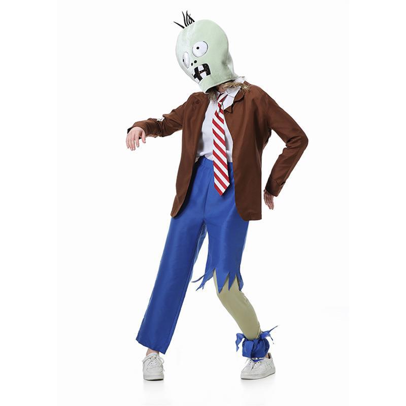 Europe, America Amazon Halloween Cos Costumes Plants Vs. Zombies Games Role-playing Costumes Parent-child Costumes