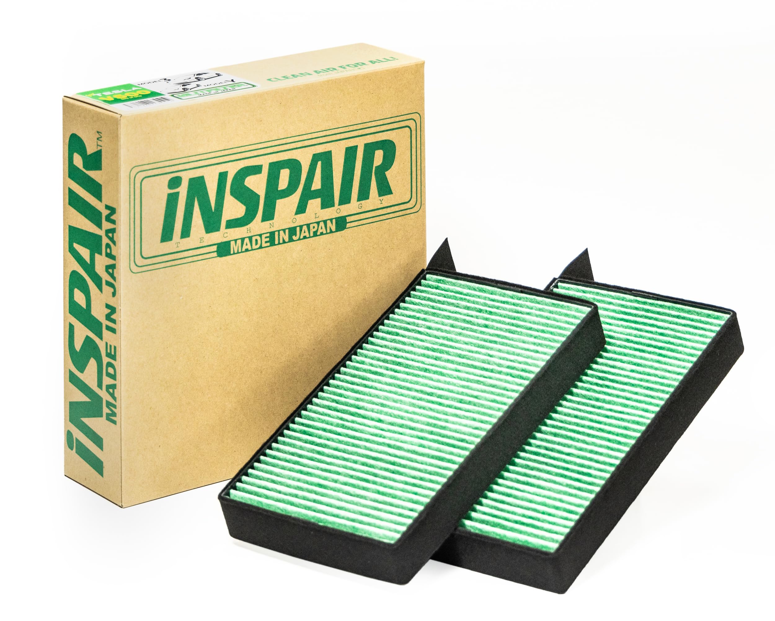 

Mlitfilter Air Conditioner Filter for Tesla Model Pollen and [Product] V-500 3/Y, Protection, Antibacterial, Antifungal, Odor-Resistant зелений