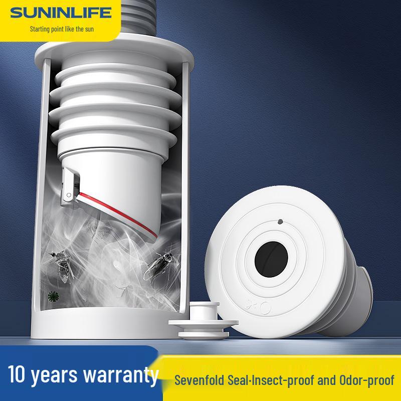 

Силиконовый сливной клапан с защитой от запаха для кухни и прачечной Gray Seal Ring 60/65 with Plug