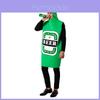 Costume Birra di Halloween per Adulti in Tessuto Poliestere Divertente Abbigliamento da Festa e Palco per Uomini e Donne