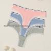 Women's Pure Cotton Ribbed Low Waist Lace Briefs with Breathable Double-Layer Crotch