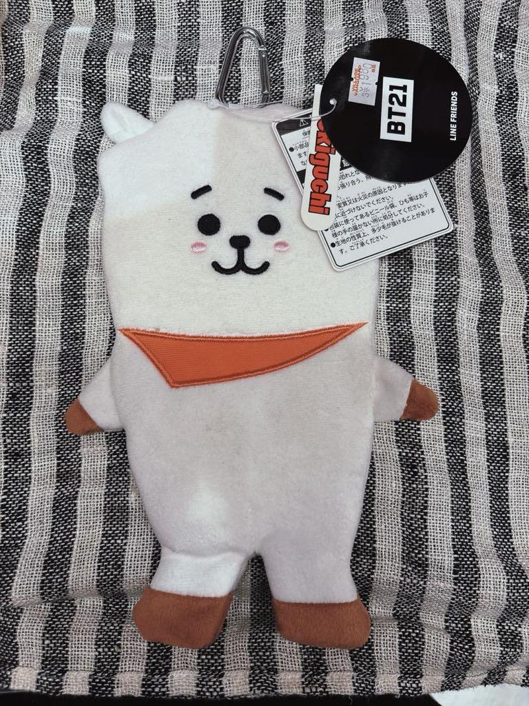 [USED] BT21 BTS pencil case pouch with tag