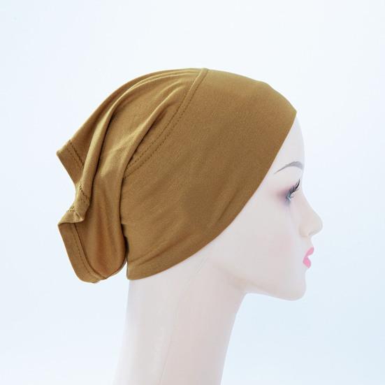 Women Turban Hat Modal Ethnic Top Hat Lightweight Breathable Hair Bag Elastic Fit Outdoor Activities Headwear
