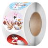 Roll Up Sticker Christmas Day Decorative Gift Series Self-adhesive Sticker Label