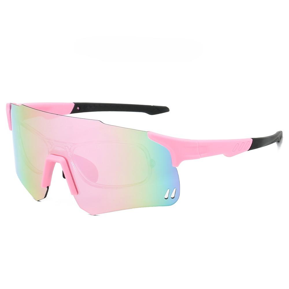Rimless Sports Protective Sunglasses Men Fashion Mirror Outdoor Cycling Goggle New Women Anti-UV Windproof Shades