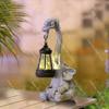 New Solar Lighting Fixtures, Courtyard and Garden Decorative Ornaments, Elephant Handicraft Lights for Lawn and Balcony