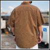 Summer Japanese Polo Shirt Short Sleeved Polo Collar T-shirt Men's Trendy Brand High End Pi Shuai Multi Pocket Shirt Top
