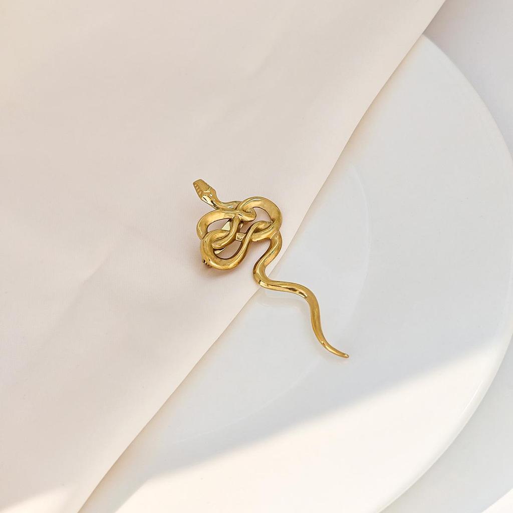 Kreatywna broszka Anioł Słonecznik i Plisowany Orzeł - Pin ze stali nierdzewnej