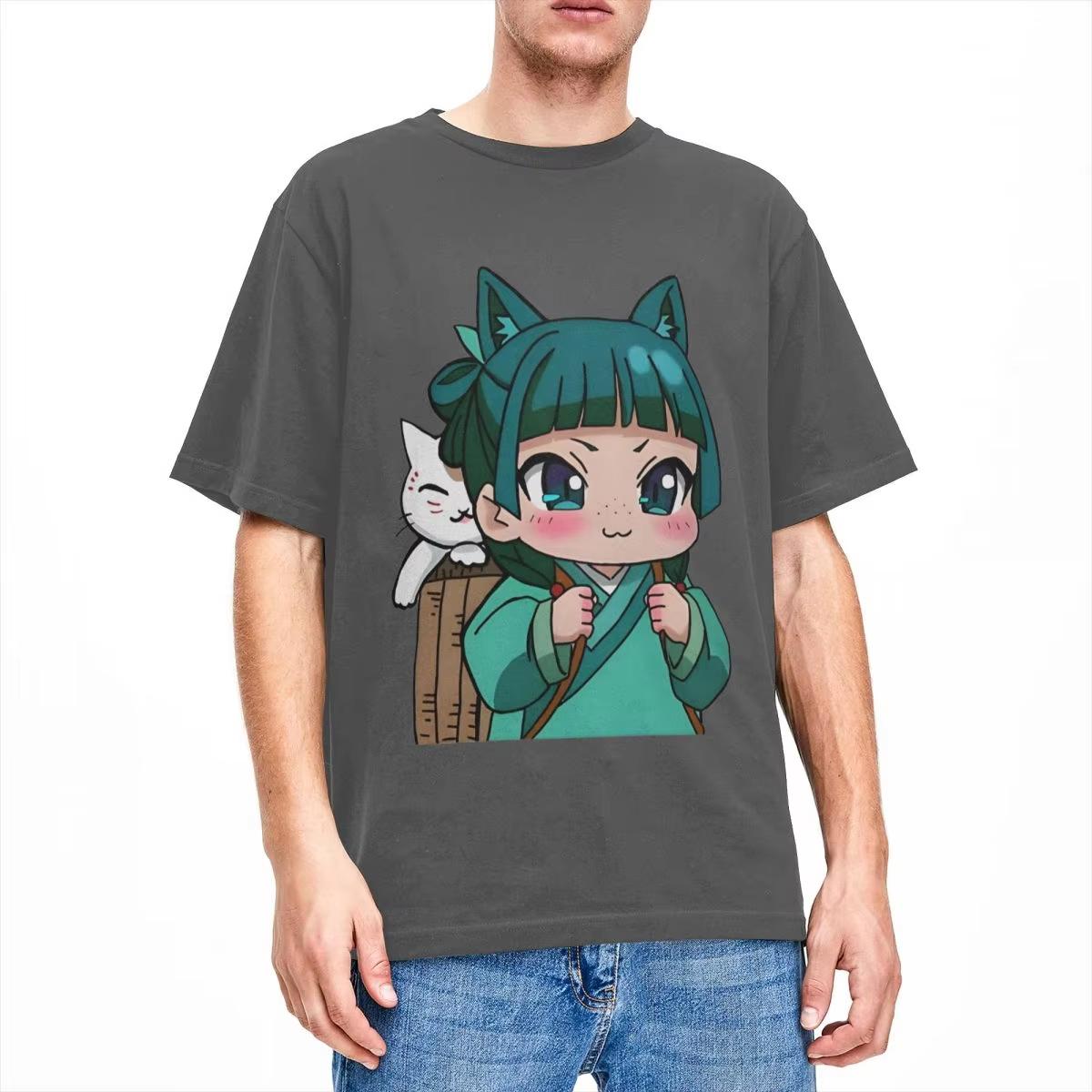 

Cute Girl Two-dimensional Top Peripheral Short-sleeved T-shirt Men s and Women s Summer Loose and Versatile Casual Clothes 4XL