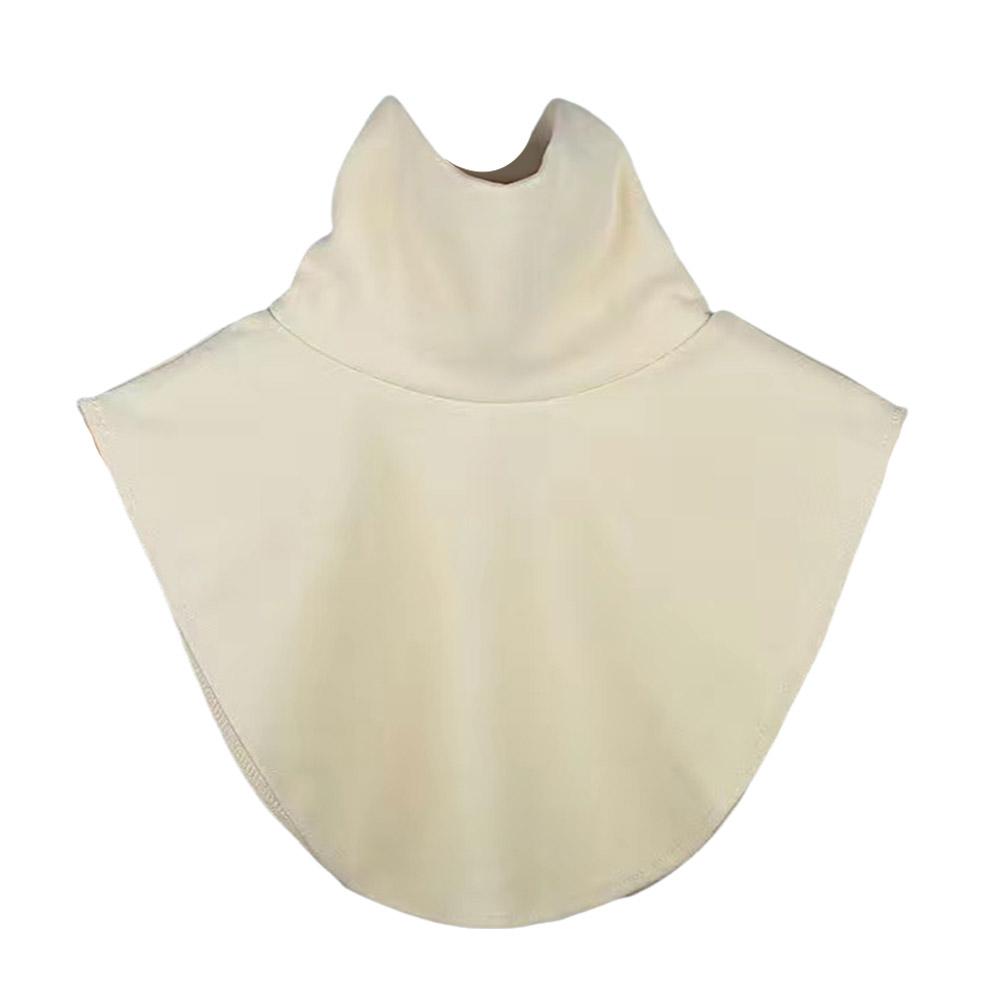 Women Simple Solid Color False Fake Collar Turtleneck Fake Autumn Apparel False Accessories Col P9V5