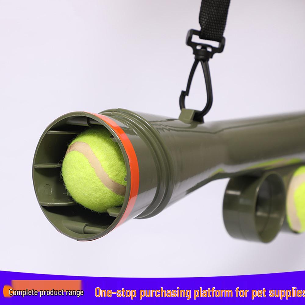 Pet Outdoor Sports Tennis Launcher: Interactive Handheld Toy for Training