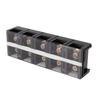 Terminal Strip Dual Row High Current Screw Terminal Block with PC Cover for Lighting Power Distribution 200A 600V 5