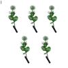 5Pcs Women Hair Clips 3D Flower Decor Anti-slip Design Hair Pins DIY Hairband Lightweight Hair Accessories