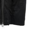 ARMANI EXCHANGE Short sleeve French Sleeve Zip one piece 8 black Women Used