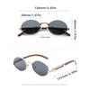 SPEEDHYUN Vintage Round Sunglasses Lightweight Frame with Full UV Protection