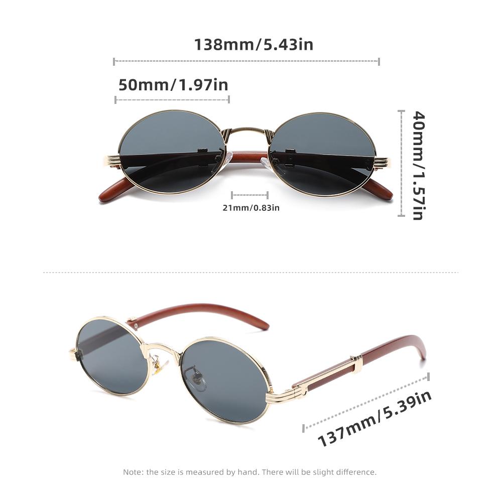 SPEEDHYUN Vintage Round Sunglasses Lightweight Frame with Full UV Protection