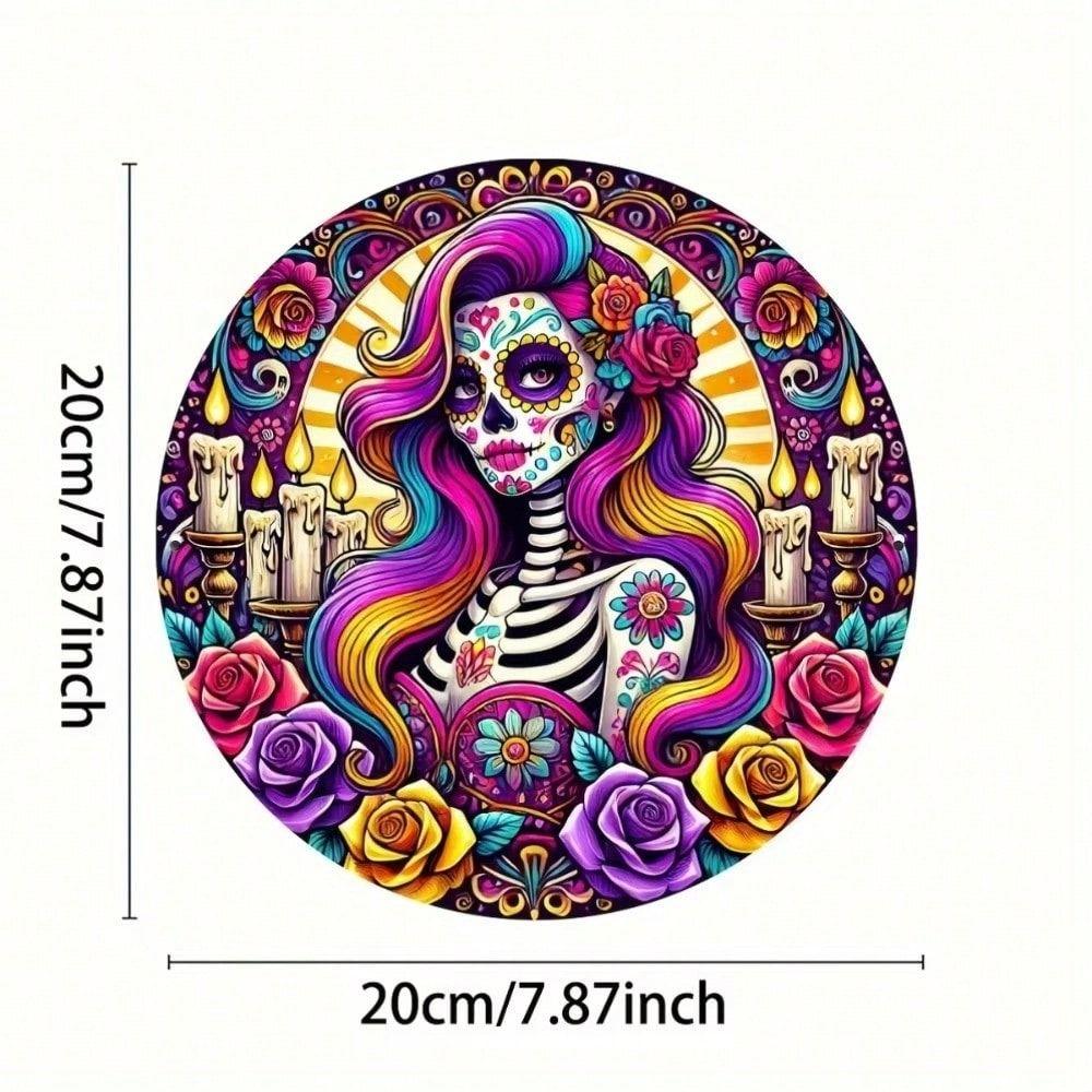 Handmade Metal Tin Art Decoration Wall Hanging 20x20cm