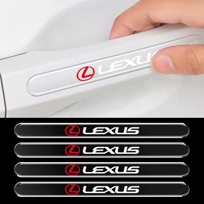 Car Bumper Scuff Plate Bar Rearview Mirror Anti-collision Protector Sticker For EX300H RX450H IS300H ES300H NX RX GS Al20