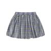 ELLE Kids Plaid A-Line Skirt with Safety Shorts