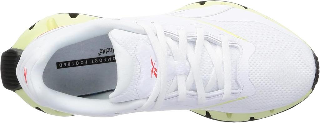Reebok ZIG DYNAMICA 4 Training Shoes - White/Light Yellow, Size 22.0cm