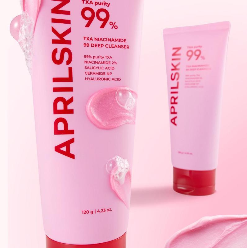 Aprilskin Tranexamic Acid Deep Cleanser 120g – Blackhead Removal & Brightening
