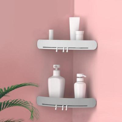 Non-stick Bathroom Shelf Suction Hook Corner Shelf Bathroom Storage Cabinet