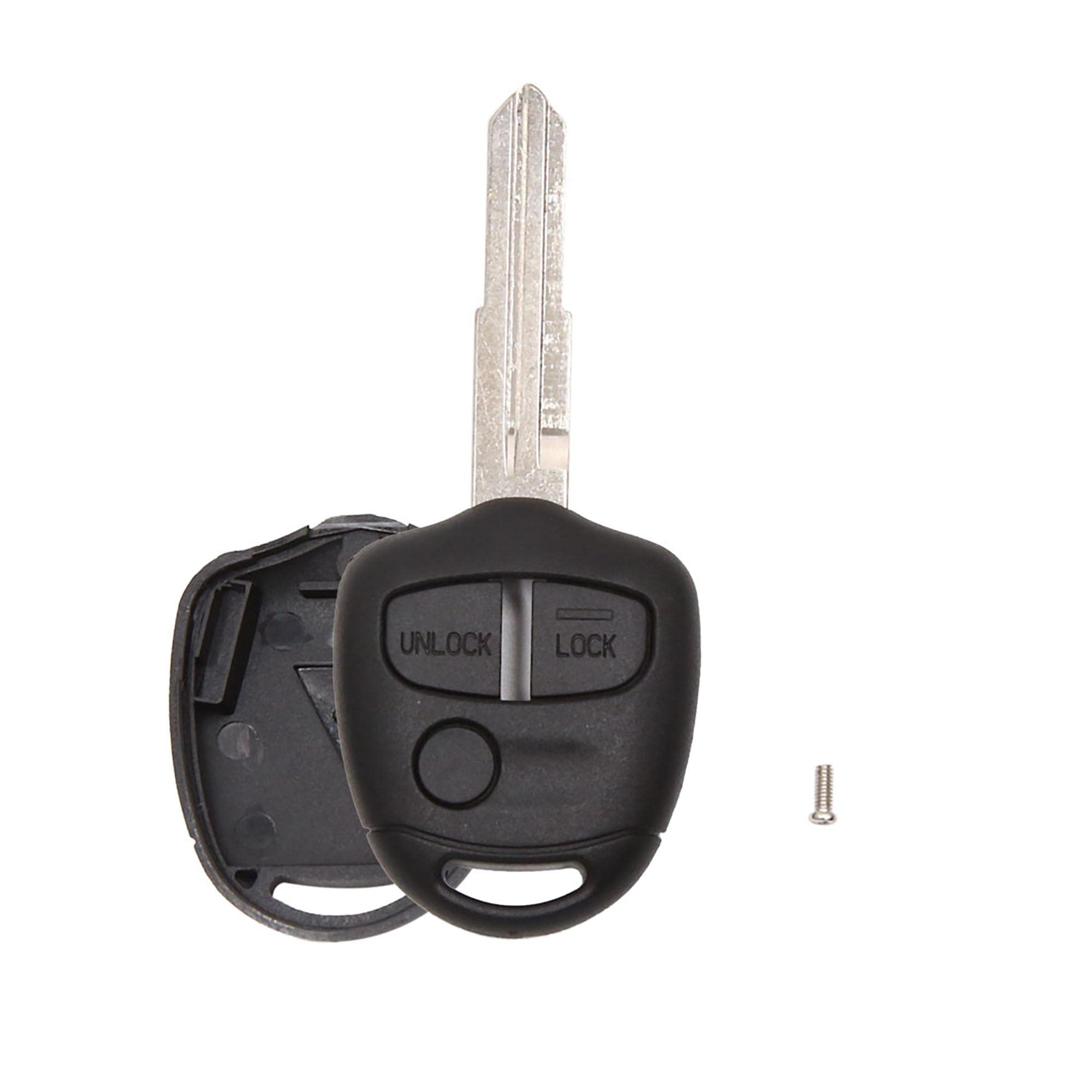 

uxcell Key Shell Remote Key Fob Shell 3 Buttons for Mitsubishi Lancer Outlander