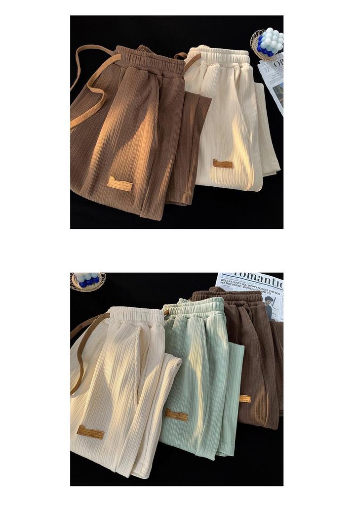 Fast Shipping: Summer Ice Silk Wide-Leg Loose Casual Trousers