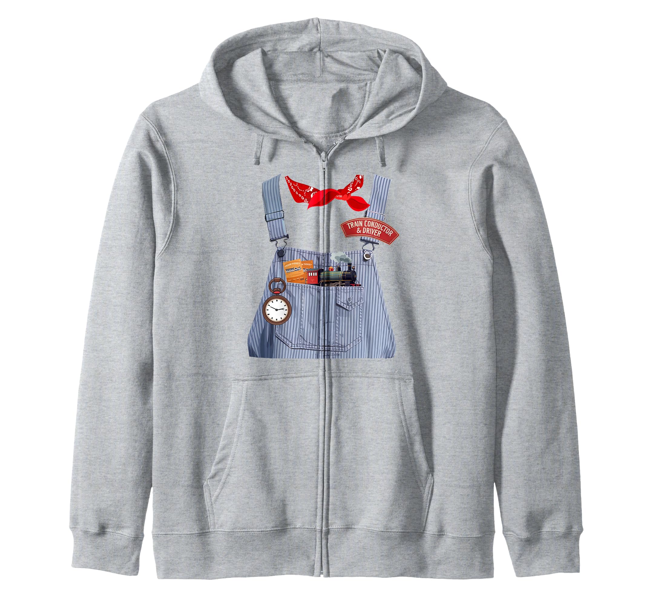 Model train, train driver costume idea, kids  train conductor zip hoodie