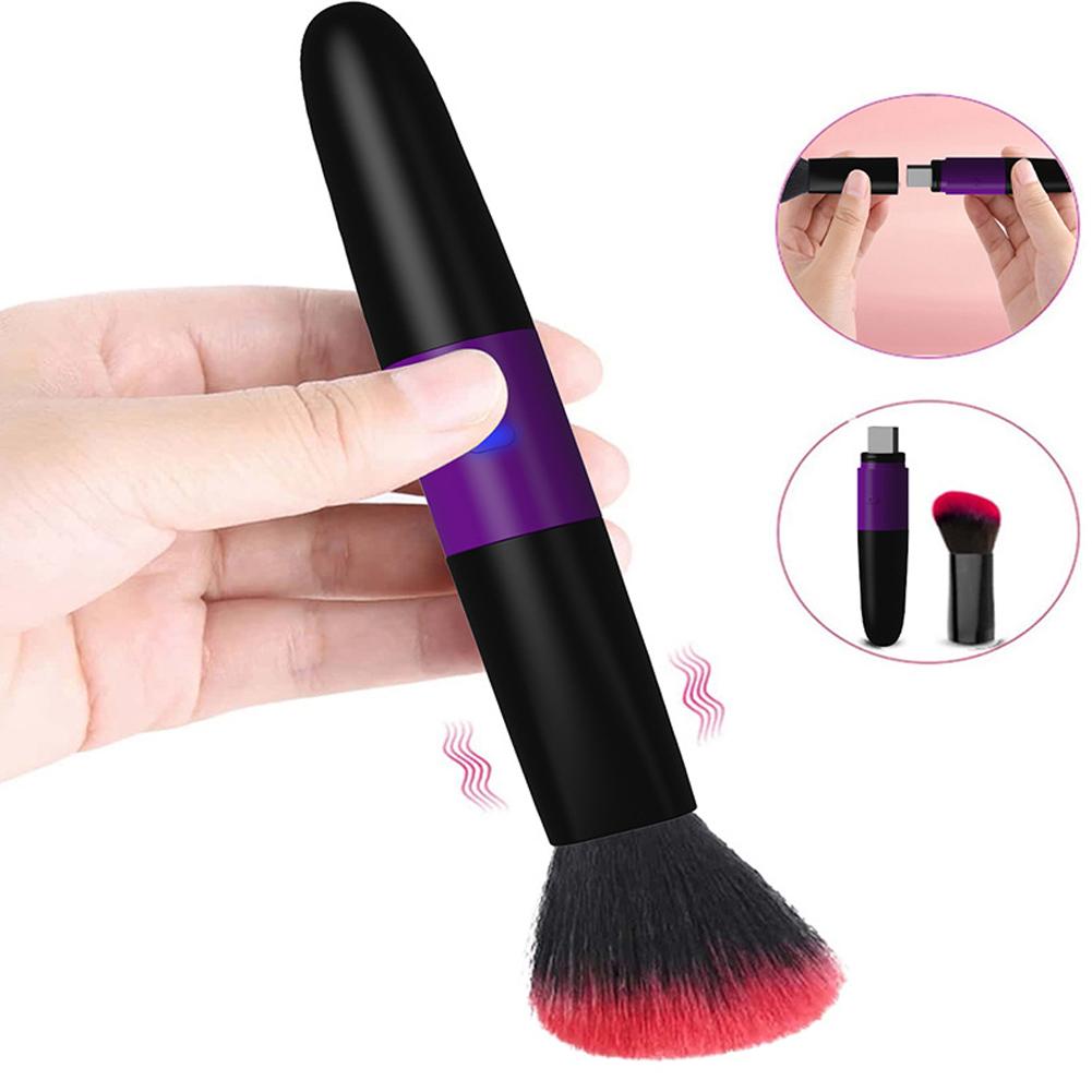 Bullet Vibrator Makeup Brush for Women G-Spot Nipple Clitoral Vibrator Stimulator AV Magic Wand Massage Dildo Sex Toys For Adult