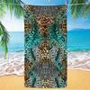 Nouvelle Serviette de Plage Bohème Séchage Rapide Serviette de Bain Douce pour Chaise de Plage Transat Bord de Piscine