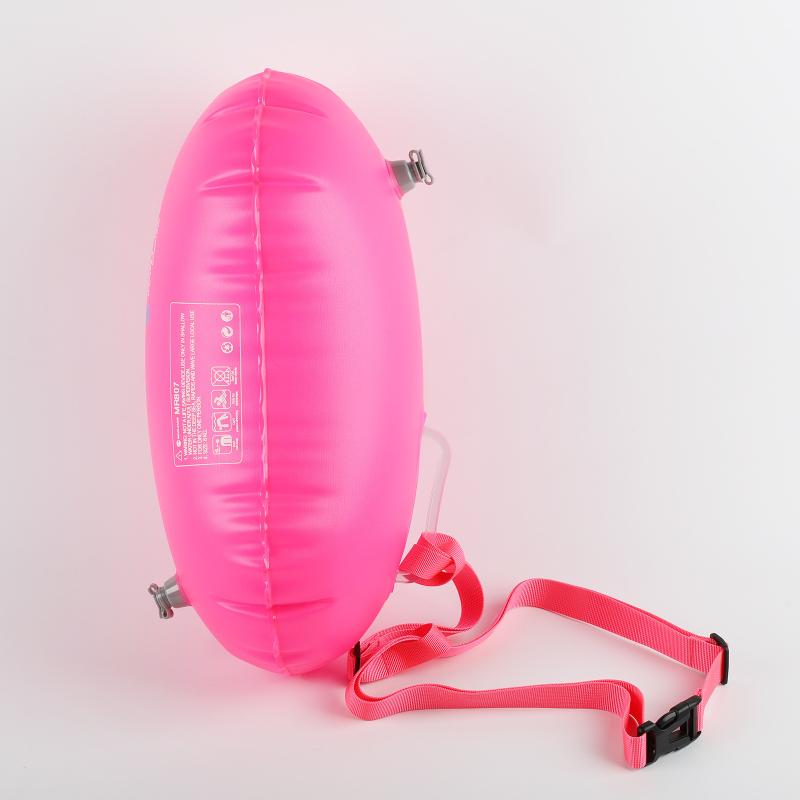 Swimming Pool Buoy Tow Floats Inflatable Life Saving Swim Buoy Pvc Inflated Air Drying Bag Drift Bag Pool Accessory Open Water