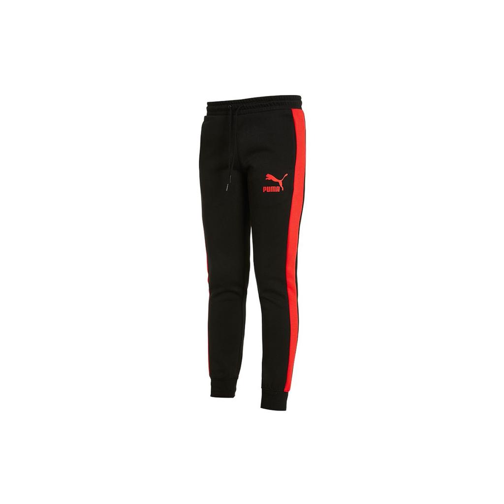 Puma Knitted Sweatpants Men's Black Moderate Slim Fit Pants 531381-51