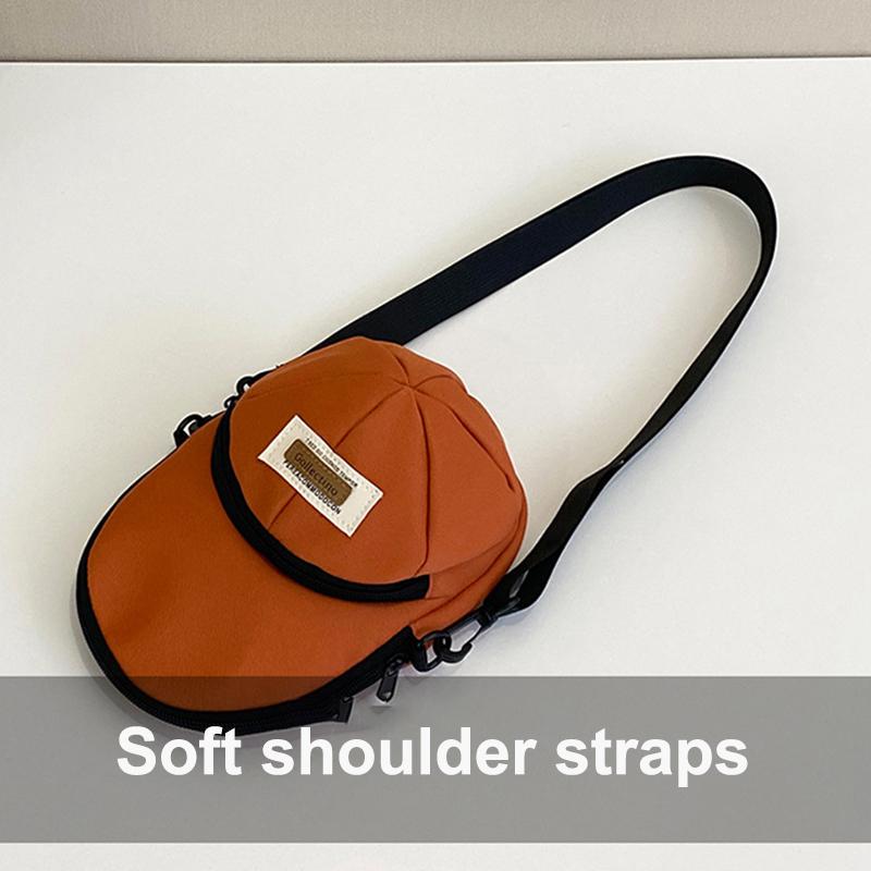 Version Of Ins-Style Versatile Women'S Crossbody Bag, Ruiying Hat, Trendy And Individualistic Men'S Shoulder Bag