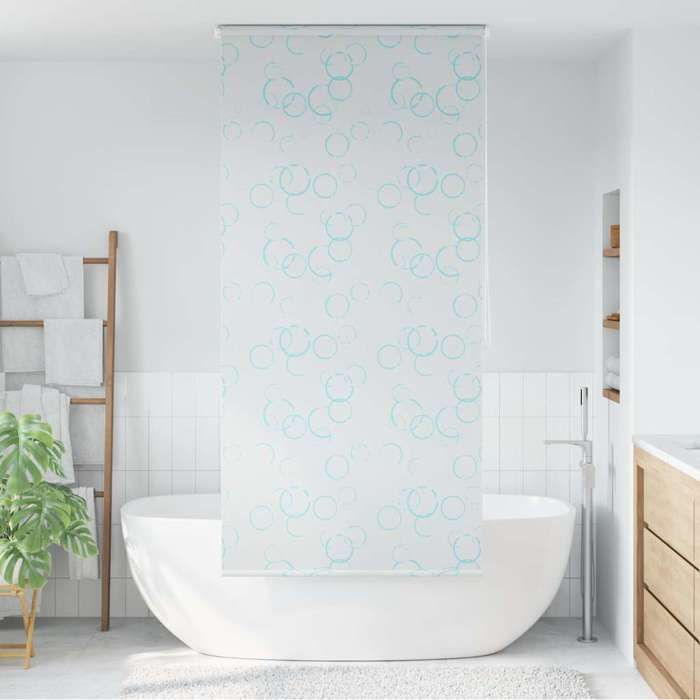 VidaXL Store Roulant De Douche 80x240 Cm Bulle Rideau De Douche Salle De Bain 142865