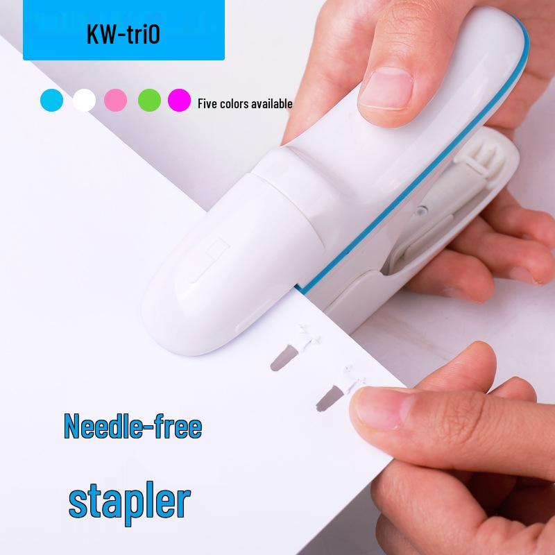 Kede You 5299 Staple-Free Labor-Saving Stapler for Office & Kids, Staples Up to 8 Pages