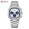 CURREN Men Watch Top Brand Luxury Sports Quartz Mens Watches Full Steel Waterproof Chronograph Wristwatch Men Relogio Masculino