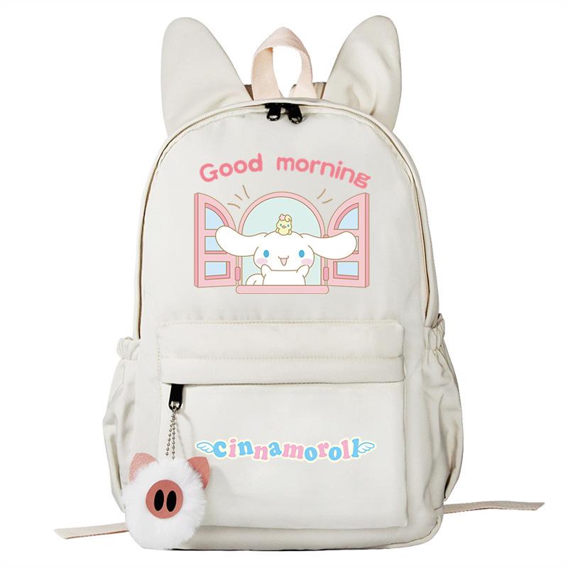 Cartoon Big Ears Dog Schoolbag Primary And Secondary School Students Large Capacity College Wind Double Shoulder Rabbit Ear Backpack