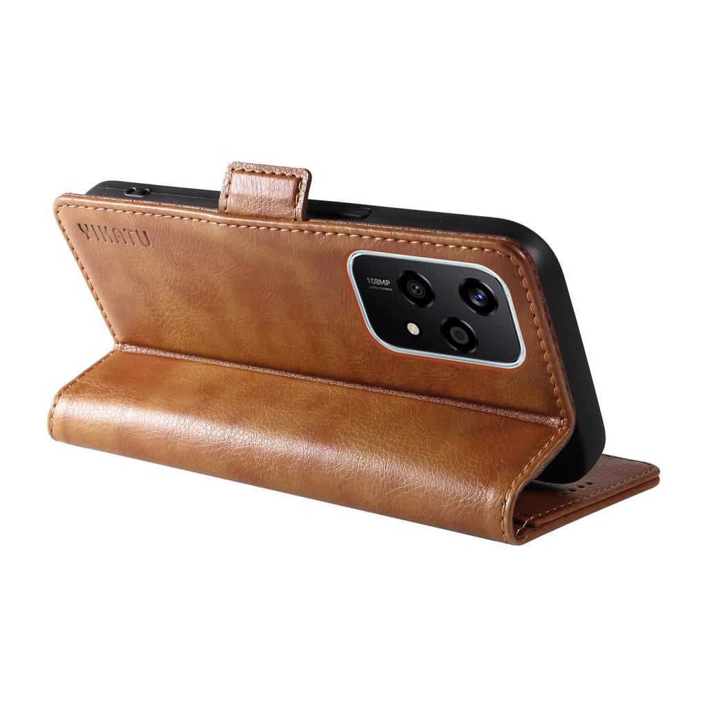 YIKATU YK-007 For Honor 200 Lite Case Litchi Texture Magnetic Clasp Phone Cover