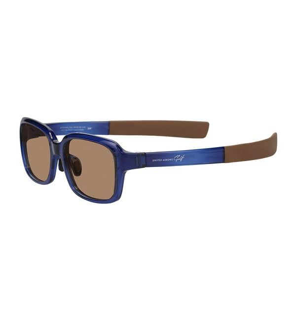 [Zoff] Square Polarized Sunglasses (Polarized) (BlueNavy)  UNITED ARROWS GOLF [CLAP CLICK]  United Arrows Golf, Anti-Slip, Lightweight, UV