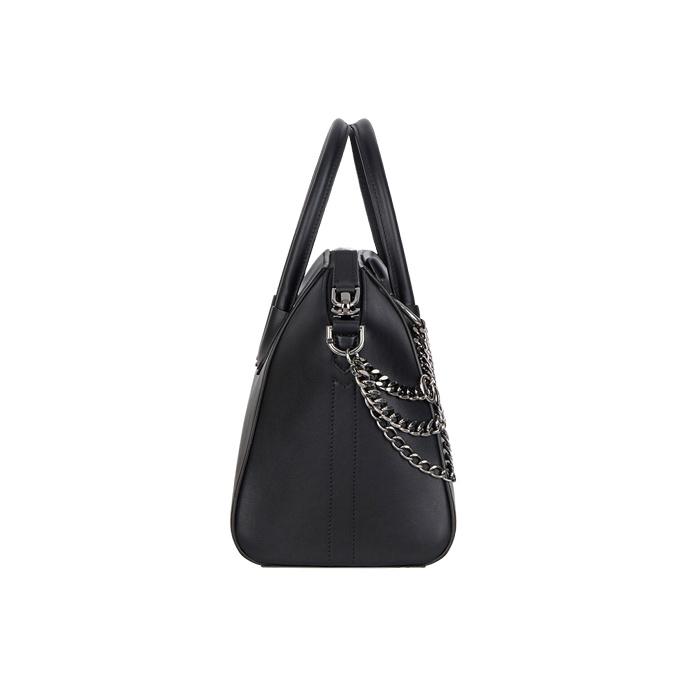 Givenchy Small Antigona Series Chain Decorated Tote Shoulder Bag Women Bags Black BB500CB10F-001