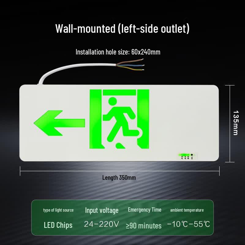 Yuanbo Fire Emergency LED Evacuation Sign Light