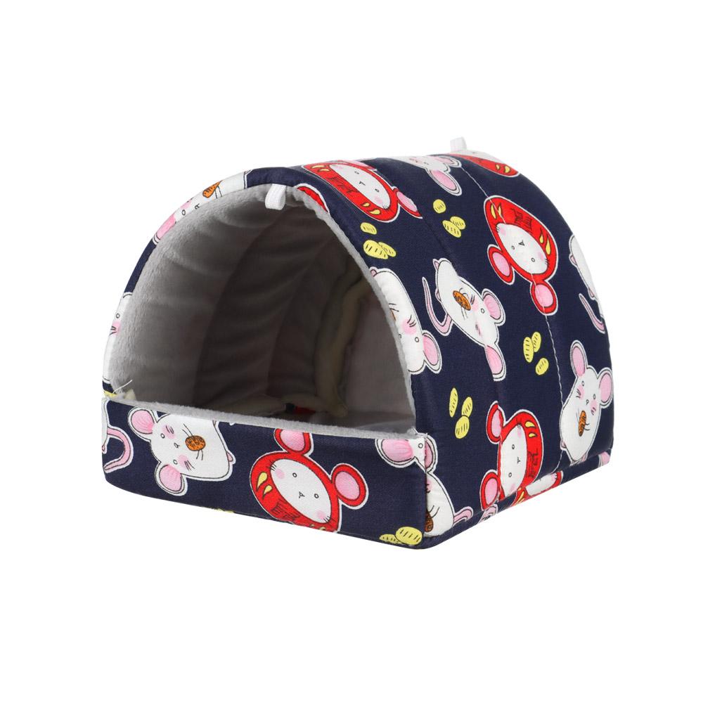 Colorful Comfortable Winter Rabbit Squirrel Small Animal Sleeping Bed Warm Mat Guinea Pig Nest Hamster House