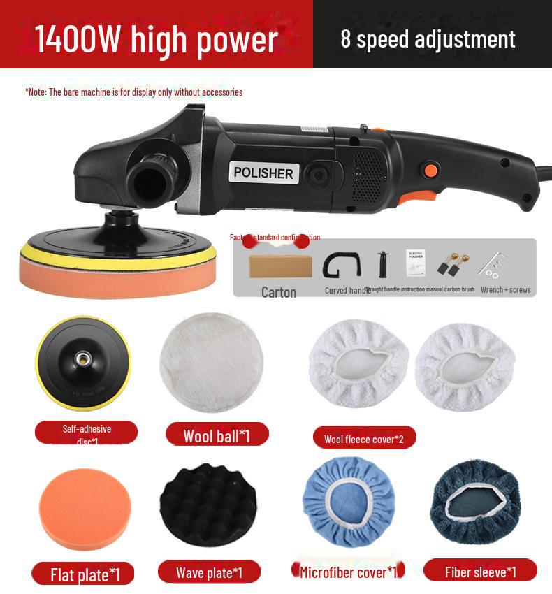 8-Speed Car Polishing & Waxing Machine, 220V