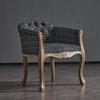 Massivholz-Freizeitstuhl im antiken Stil für Arbeitszimmer, Esszimmer, Schreibtisch oder Balkon - Europäisches & Amerikanisches Design