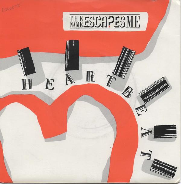 

7-дюймовая пластинка NAME ESCAES ME Heartbeat Dont You Give Up On Us NEM1 Piranha Records 1987 UK Поп Б/у
