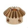 Engranaje Cónico 1 Módulo 20 Mm Diámetro Rueda 13 Altura, Cobre/Acero