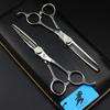 6.0 Inch Zb-01 Freelander 440C Straight Flower Handle, Hair Scissors, Hair Scissors, Tooth Scissors, Thin Scissors