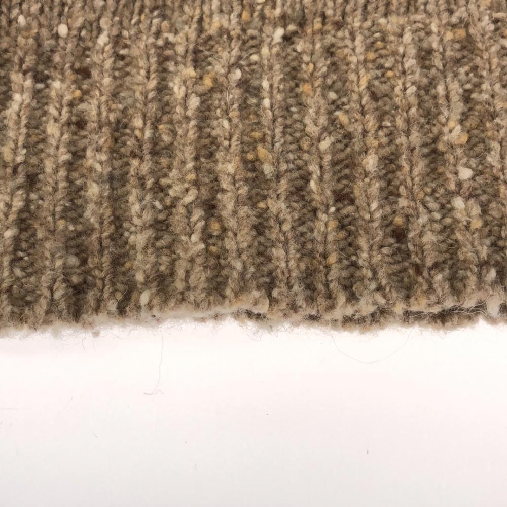 DENHAM Wool Blend Long Sleeve V Neck Sweater S Brown Knit Men's Used