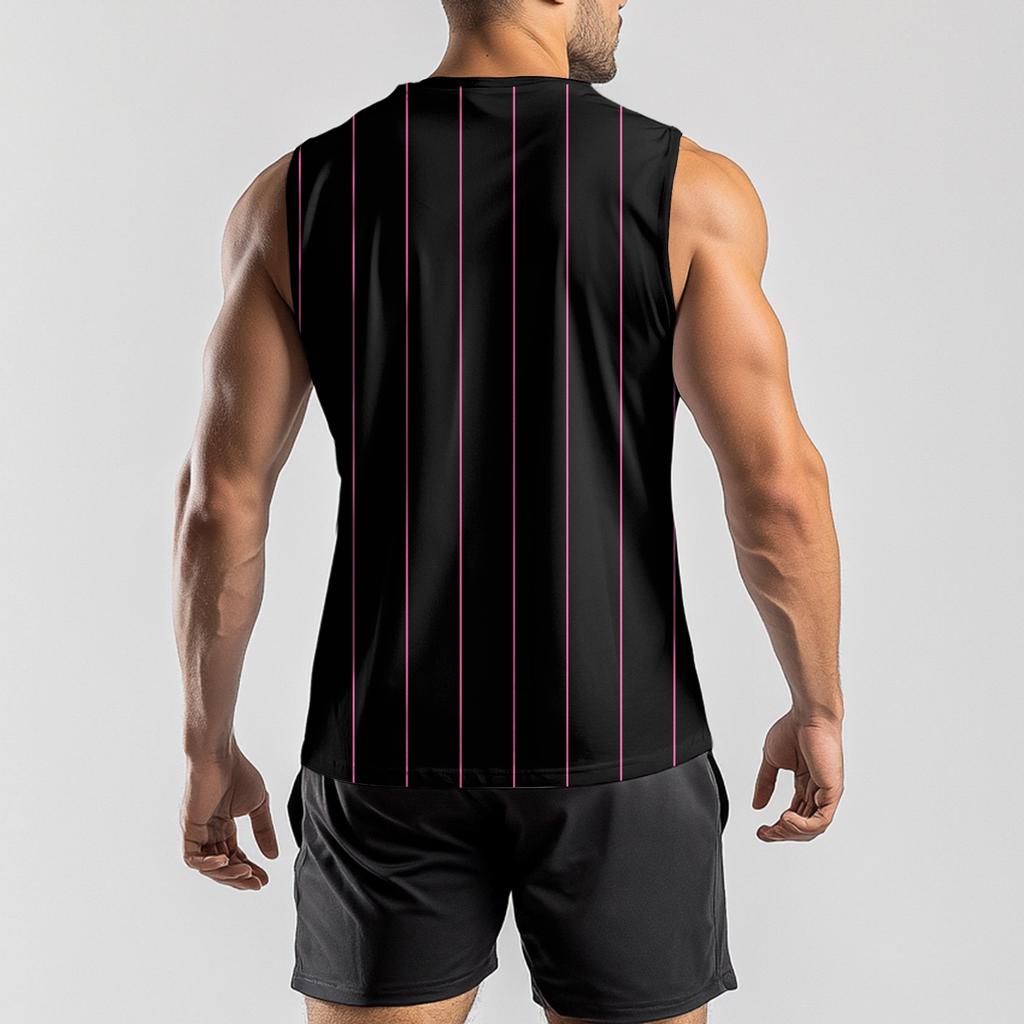 Men's Fashion Printed Sports Casual Sleeveless Vest